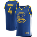Rebec GS.Warriors #4 Moses Moody Royal Fast Break Replica Jerseys - Icon Edition