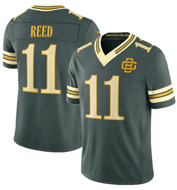 Rebec GB.Packers #11 Jayden Reed Dark Green 2026 F.U.S.E. Rivalries Collection Limited Football Stitched Jersey