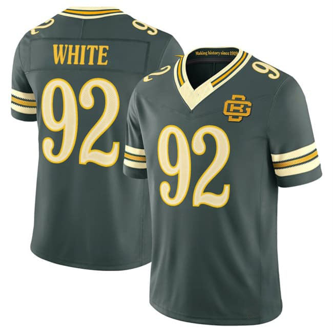 Rebec GB.Packers #92 Reggie white Dark Green 2026 F.U.S.E. Rivalries Collection Limited Football Stitched Jersey