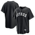 Rebec H.Astros Black Home Game Blank Player Stitched Jerseys