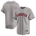 Rebec H.Astros Gray Home Limited Blank Player Stitched Jerseys