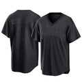Rebec H.Astros #1 Carlos Correa Player Black Fashion T-shirt Home Game Stitched Jerseys