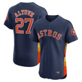 Rebec H.Astros #27 Jose Altuve Player Navy Limited Elite Home Stitched Jerseys