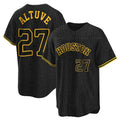 Rebec H.Astros #27 Jose Altuve Player Snake Skin City Home Game Stitched Jerseys