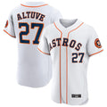 Rebec H.Astros #27 Jose Altuve Player White Limited Elite Home Stitched Jerseys