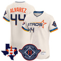 Rebec H.Astros #44 Yordan Alvarez Player Cream City Connect Texas Patch Vapor Premier Limited Elite Home Stitched Jerseys