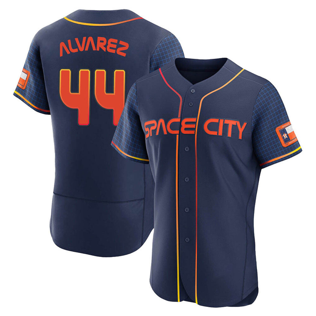 Rebec H.Astros #44 Yordan Alvarez Player Navy City Connect Limited Elite Home Stitched Jerseys