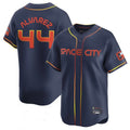 Rebec H.Astros #44 Yordan Alvarez Player Navy City Connect Limited Home Game Stitched Jerseys
