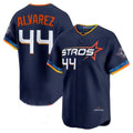 Rebec H.Astros #44 Yordan Alvarez Player Navy City Connect Limited Home Stitched Jerseys