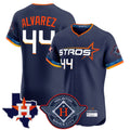 Rebec H.Astros #44 Yordan Alvarez Player Navy City Connect Texas Patch Vapor Premier Limited Elite Home Stitched Jerseys