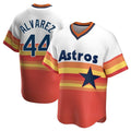 Rebec H.Astros #44 Yordan Alvarez Player Rainbow Cooperstown Collection T-shirt Stitched Jerseys