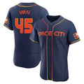 Rebec H.Astros #45 Tatsuya Imai Player Navy City Connect Limited Elite Home Stitched Jerseys