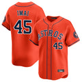 Rebec H.Astros #45 Tatsuya Imai Player Orange Home Limited Stitched Jerseys