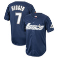 Rebec H.Astros #7 Craig Biggio Player Navy Mitchell & Ness Cooperstown Collection 1994 Limited Stitched Jerseys