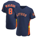 Rebec H.Astros #8 Christian Walker Player Navy Home Limited Elite Stitched Jerseys