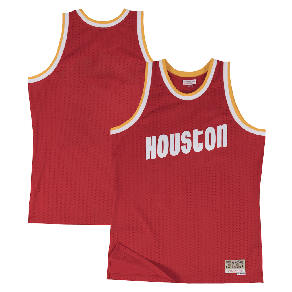 Rebec H.Rockets Mitchell & Ness Red 1996-97 Hardwood Classics Swingman Stitched Jerseys
