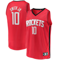 Rebec H.Rockets #10 Jabari Smith Jr. Red Fast Break Replica Player Stitched Jerseys- Icon Edition