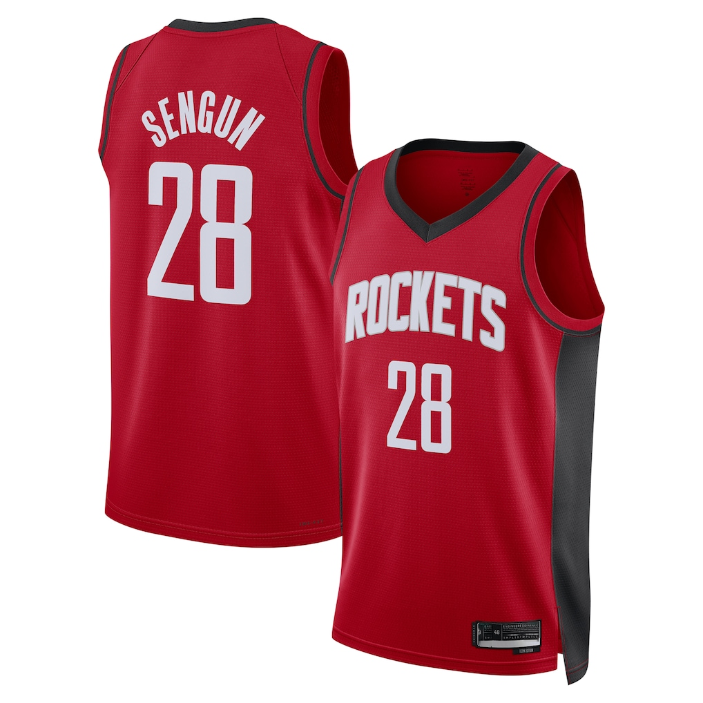 Rebec H.Rockets #28 Alperen ?eng¨¹n Red Swingman Stitched Jerseys - Icon Edition