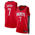 Rebec H.Rockets #7 Kevin Durant Red Swingman Player Stitched Jerseys- Icon Edition