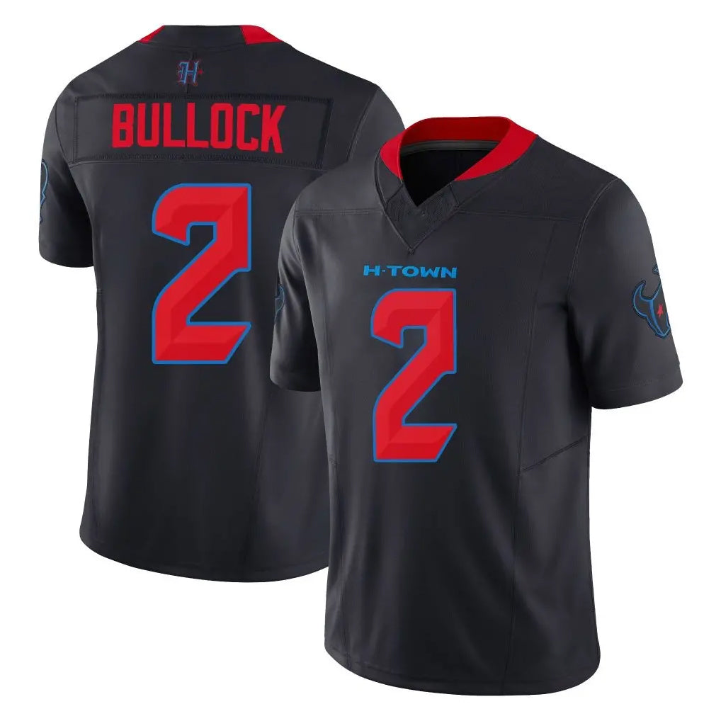 Rebec H.Texans #2 Calen Bullock Player Navy Limited 2nd Alternate Vapor F.U.S.E. Home Game Stitched Jerseys