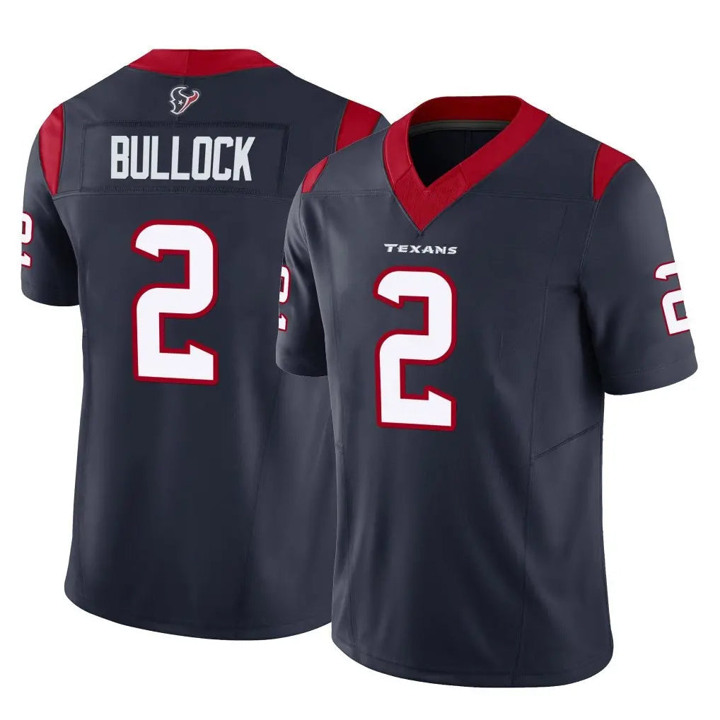 Rebec H.Texans #2 Calen Bullock Player Navy Limited Alternate Vapor F.U.S.E. Home Game Stitched Jerseys