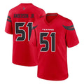 Rebec H.Texans #51 Will Anderson Jr. Player Red Alternate Home Game Stitched Jerseys