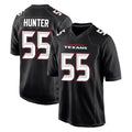 Rebec H.Texans #55 Danielle Hunter Player Carbon Black Fashion Home Game Stitched Jerseys