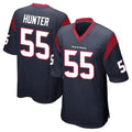 Rebec H.Texans #55 Danielle Hunter Player Navy Home Game Stitched Jerseys