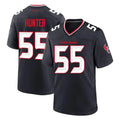 Rebec H.Texans #55 Danielle Hunter Player Navy Team Home Game Stitched Jerseys