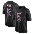 Rebec H.Texans #5 Jalen Pitre Player Black Fashion Home Game Stitched Jerseys