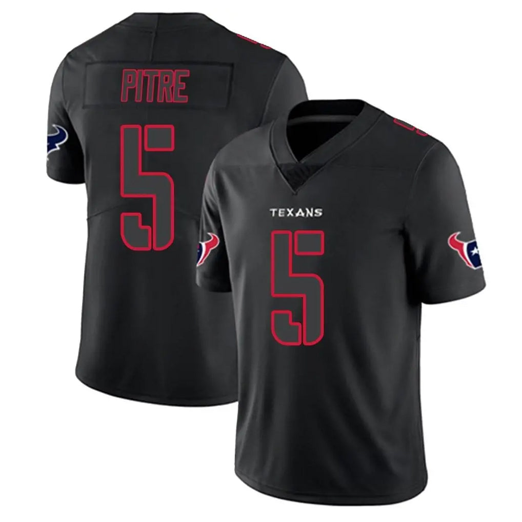 Rebec H.Texans #5 Jalen Pitre Player Black Impact Limited Game Stitched Jerseys