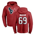 Rebec H.Texans #69 Ed Ingram Player Red Pro Line Pullover Hoodie Limited Game Stitched Jerseys