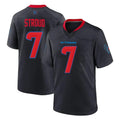 Rebec H.Texans #7 CJ Stroud Player Navy 2nd Alternate Home Game Stitched Jerseys