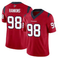 Rebec H.Texans #98 Sheldon Rankins Player Red Limited Vapor F.U.S.E. Home Game Stitched Jerseys