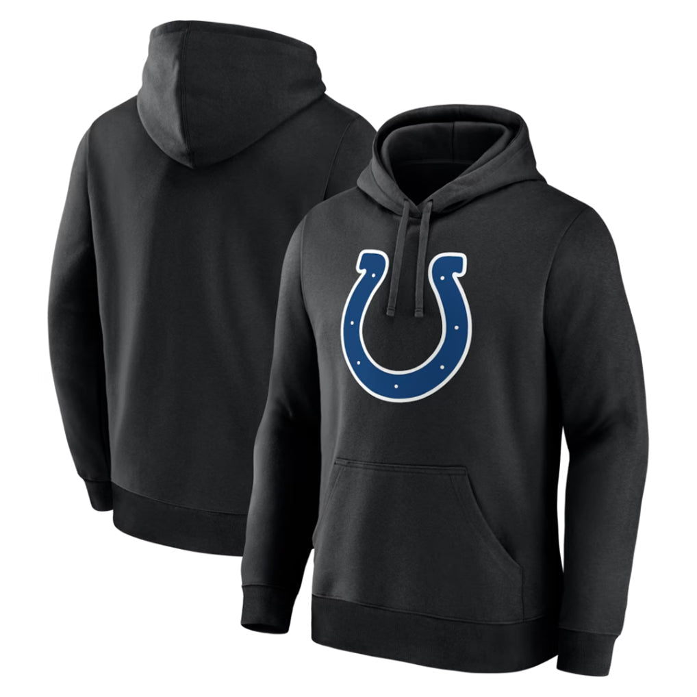 Rebec IN.Colts Black Logo Pullover Hoodie Limited Blank Player Stitched Jerseys