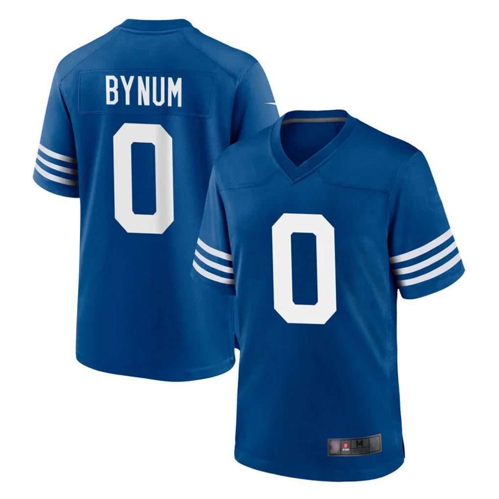 Rebec IN.Colts #0 Camryn Bynum Player Royal Limited Home Game Stitched Jerseys