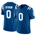 Rebec IN.Colts #0 Camryn Bynum Player Royal Limited Vapor F.U.S.E. Home Game Stitched Jerseys