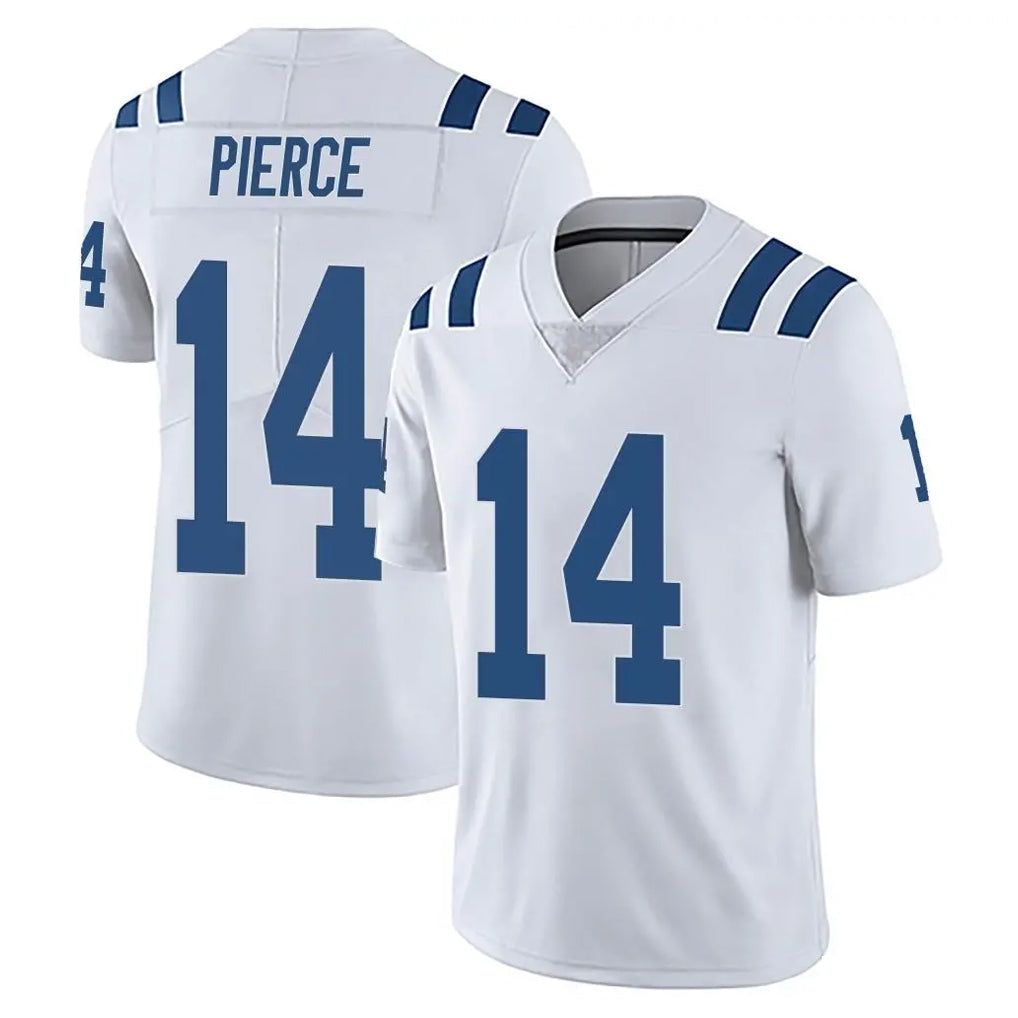 Rebec IN.Colts #14 Alec Pierce Player White Limited Vapor Untouchable Home Game Stitched Jerseys