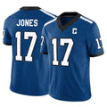 Rebec IN.Colts #17 Daniel Jones Player Royal Limited Indiana Nights Alternate Vapor F.U.S.E. Home Game Stitched Jerseys