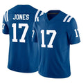 Rebec IN.Colts #17 Daniel Jones Player Royal Limited Vapor F.U.S.E. Home Game Stitched Jerseys