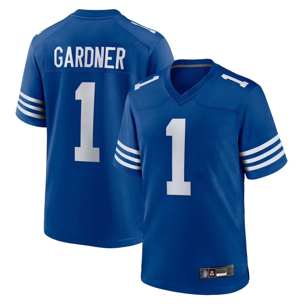 Rebec IN.Colts #1 Sauce Gardner Player Royal Limited Home Game Stitched Jerseys
