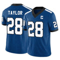 Rebec IN.Colts #28 Jonathan Taylor Player Royal Limited Indiana Nights Alternate Vapor F.U.S.E. Home Game Stitched Jerseys