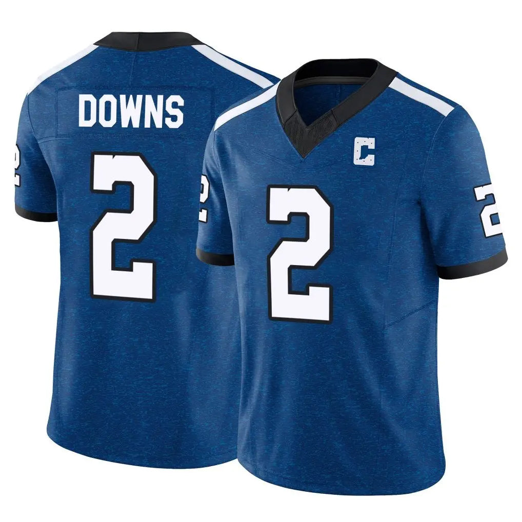 Rebec IN.Colts #2 Josh Downs Player Royal Limited Indiana Nights Alternate Vapor F.U.S.E. Home Game Stitched Jerseys