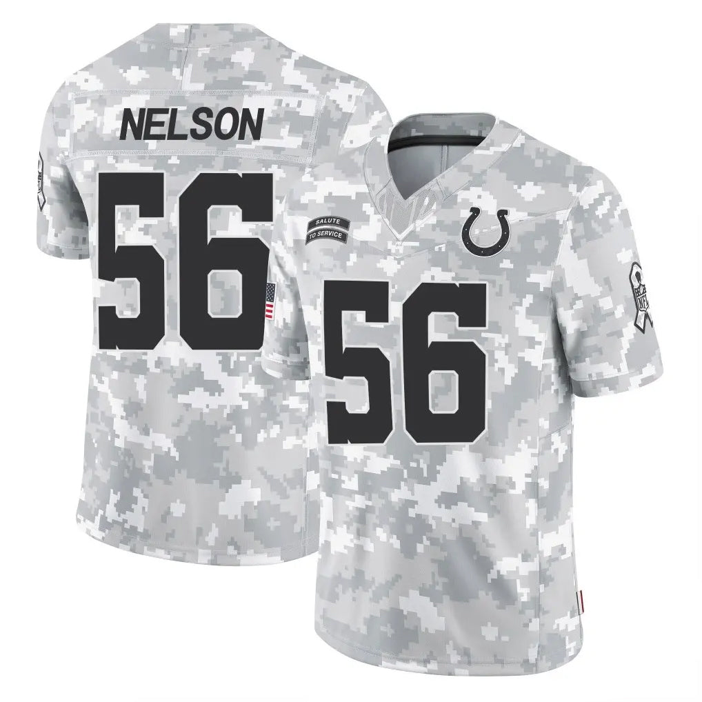 Rebec IN.Colts #56 Quenton Nelson Player Arctic Camo Salute To Service Limited Game Stitched Jerseys