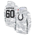 Rebec IN.Colts #60 Tanor Bortolini Player Arctic Camo Salute to Service Hoodies Limited Game Stitched Jerseys