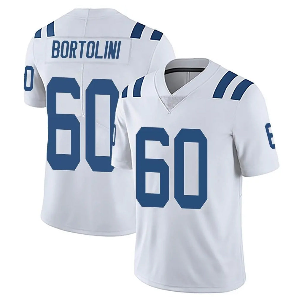 Rebec IN.Colts #60 Tanor Bortolini Player White Limited Vapor Untouchable Home Game Stitched Jerseys