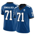 Rebec IN.Colts #71 Matt Goncalves Player Royal Limited Indiana Nights Alternate Vapor F.U.S.E. Home Game Stitched Jerseys