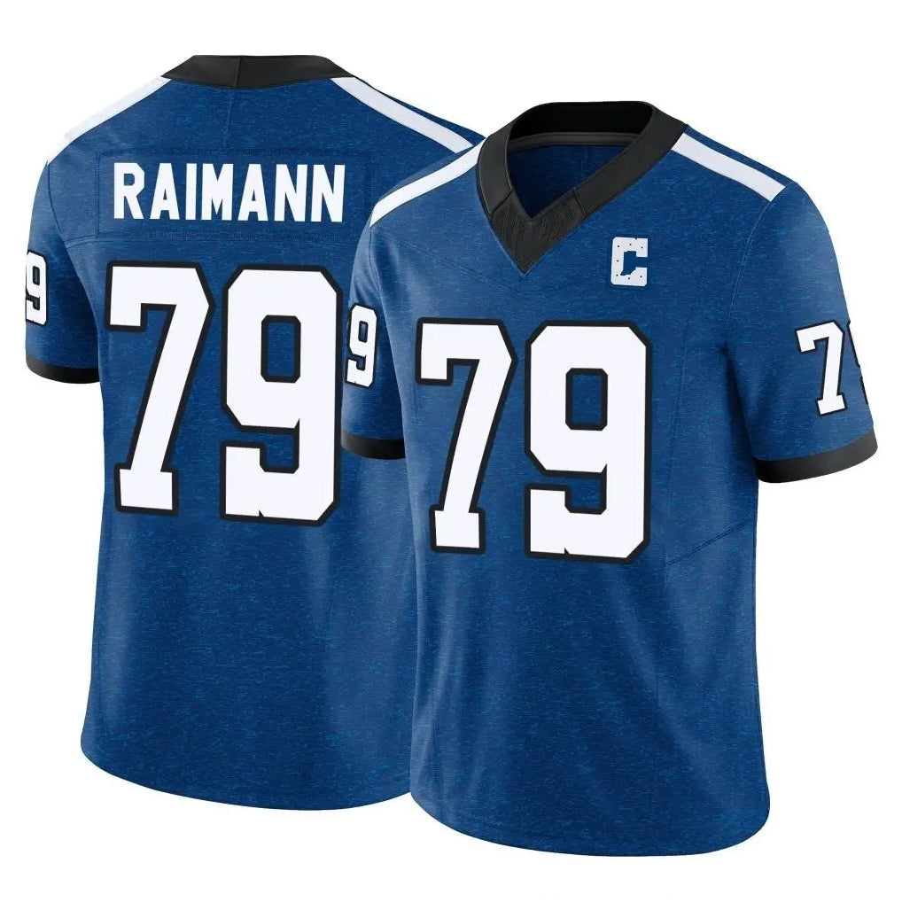 Rebec IN.Colts #79 Bernhard Raimann Player Royal Limited Indiana Nights Alternate Vapor F.U.S.E. Home Game Stitched Jerseys