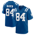 Rebec IN.Colts #84 Tyler Warren Player Royal Home Game Stitched Jerseys