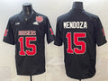 Rebec IN.Hoosiers #15 Fernando Mendoza Black F.U.S.E. 2025 National Champions Patch Stitched Football American College Jerseys